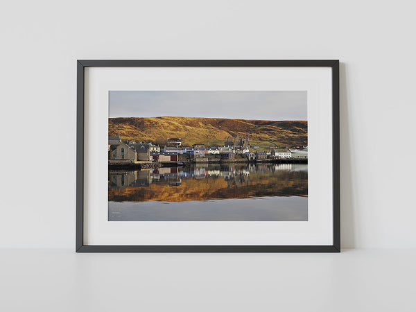 Sunset over Scalloway