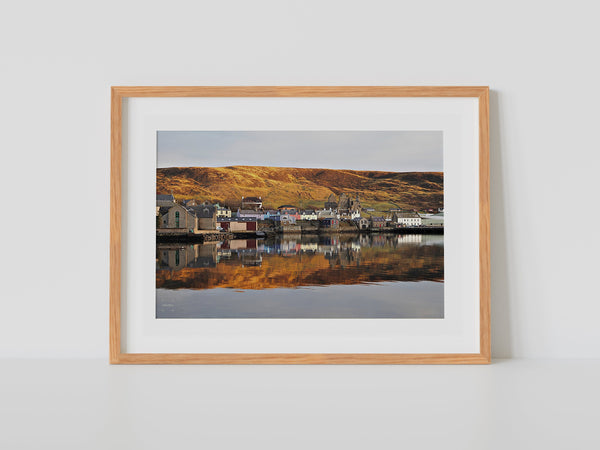 Sunset over Scalloway