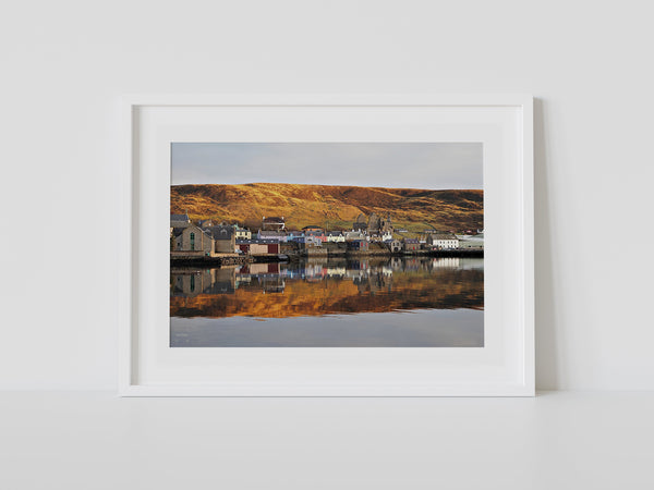 Sunset over Scalloway