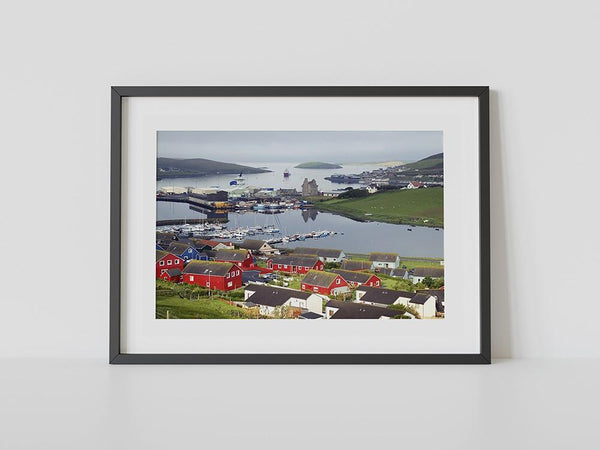 Scalloway from Scord