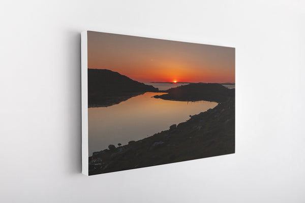 Flat Calm Loch at Sunset, Burra