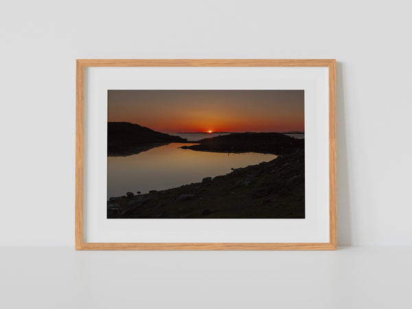Flat Calm Loch at Sunset, Burra