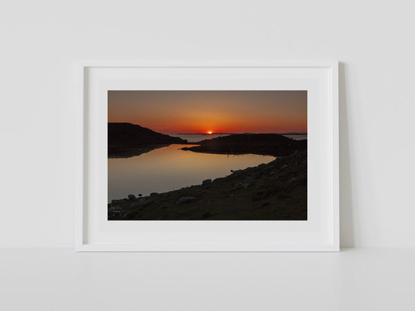 Flat Calm Loch at Sunset, Burra