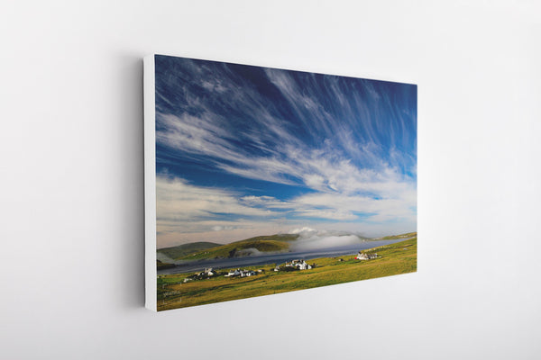 Sky and mist, Levenwick