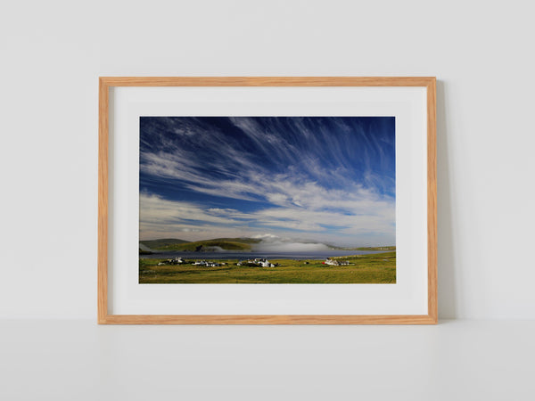 Sky and mist, Levenwick