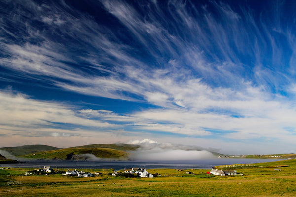 Sky and mist, Levenwick
