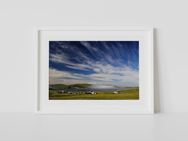 Sky and mist, Levenwick