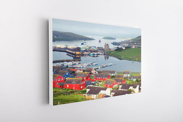 Scalloway from Scord